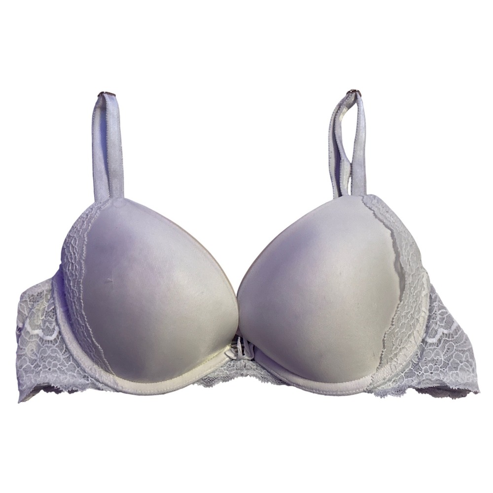 Victoria's Secret Dream Angels Push-Up Bra White Lace 34B